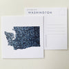 Washington State Map Postcard