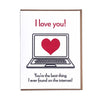 Best Internet Love Greeting Card