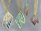 Gold Fairy Wing Necklace