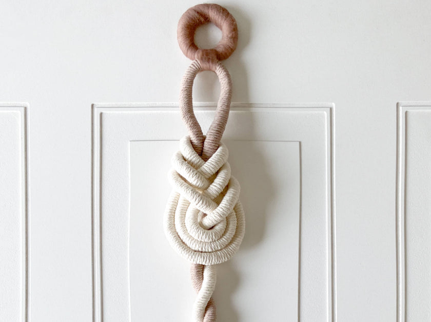 Pippa Knot Macramé Wrapped Wall Hanging