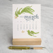 2025 Desk Calendar, Wildflower