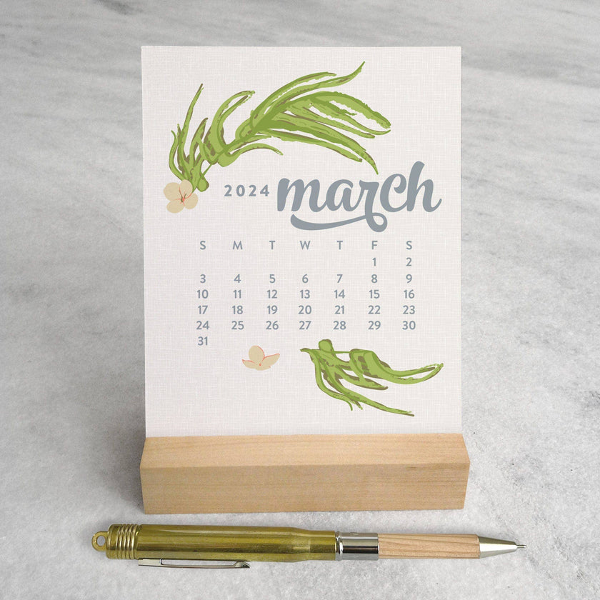 2025 Desk Calendar, Wildflower