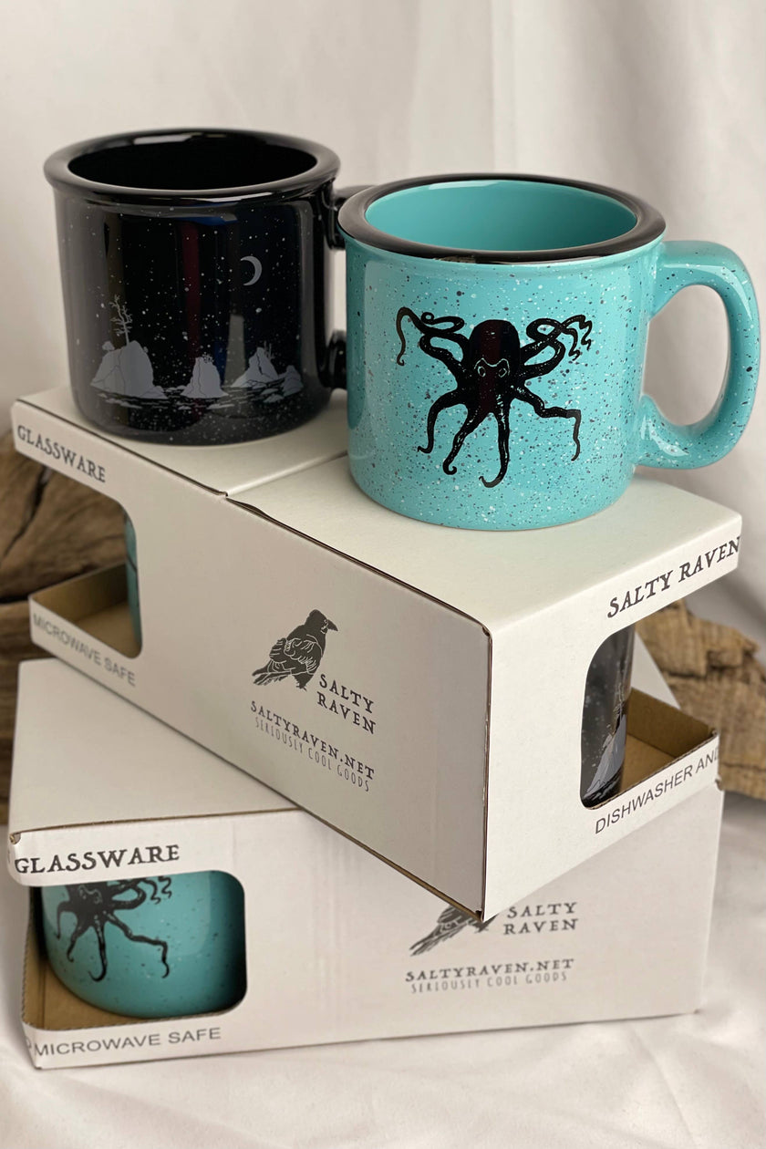 Kraken Octopus Campfire Mug
