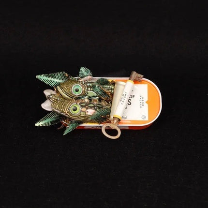 Green Gobys Tinned Fish Sculpture