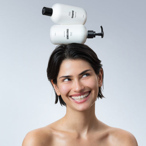 Conditioner in use