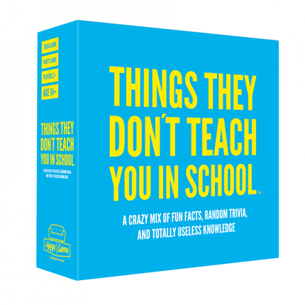 Card Game - Things They Don't Teach You In School