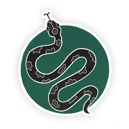 Garter Snake Vinyl Sticker