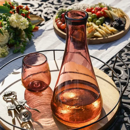 Rosado Recycled Wine Decanter