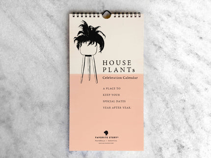 House Plants Celebration Calendar