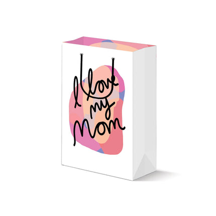 I love my mom, mother's day birthday gift bag