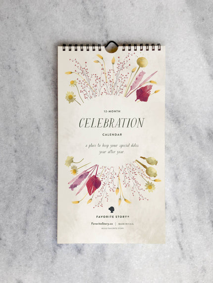 Field Flowers Celebration Calendar