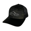 Simple Mountains Curved Bill Trucker Cap